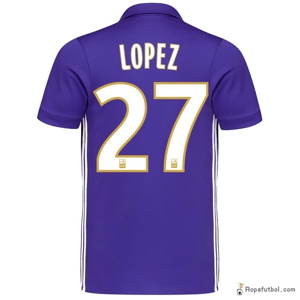 Camiseta Marsella Replica Tercera Ropa Lopez 2017/18